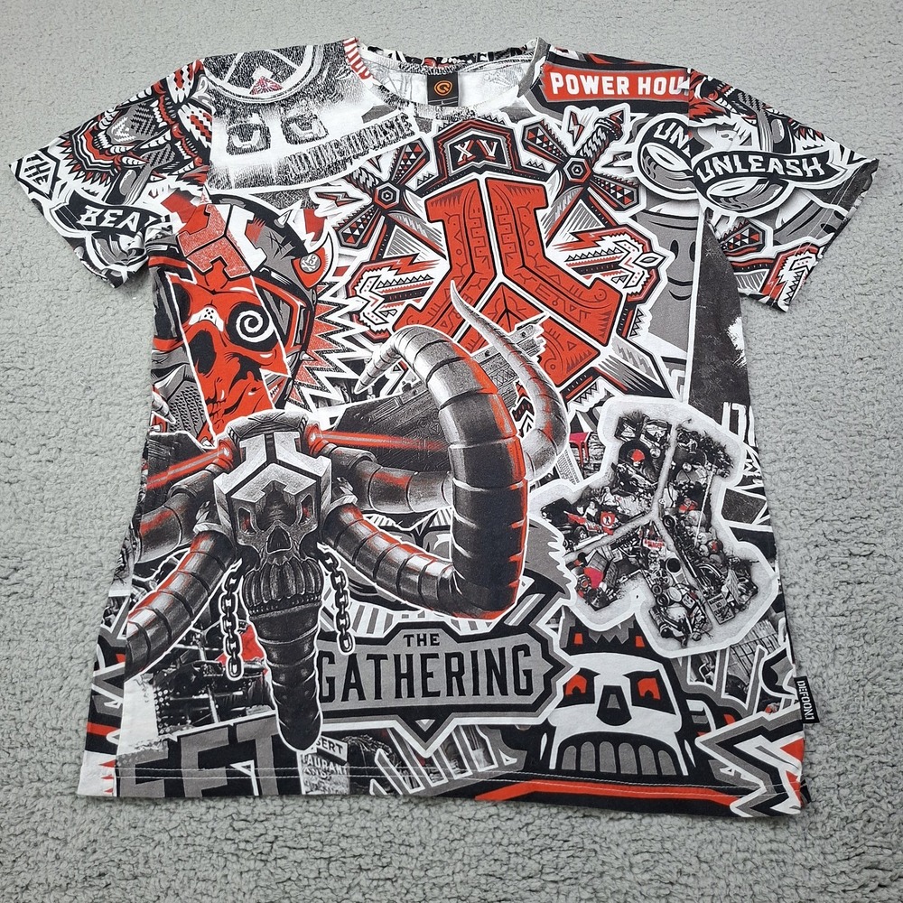 Rare Defqon.1 Shirt L the Gathering Survival Of The Fittest Festival 2017 AOP